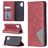 Mobigear Rhombus Slim Samsung Galaxy A32 4G Hoesje Bookcase - Rood