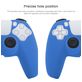 Mobigear Classic Dun Playstation 5 controller Hoesje Flexibel Siliconen - Blauw