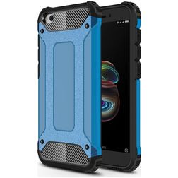 Mobigear Outdoor Xiaomi Redmi Go Hoesje Hardcase Backcover Shockproof - Blauw