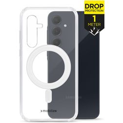 Mobilize Naked Protection Doorzichtig Samsung Galaxy A35 MagSafe Hoesje Hardcase Backcover Shockproof - Transparant