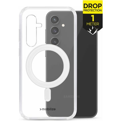 Mobilize Naked Protection Doorzichtig Samsung Galaxy S23 FE MagSafe Hoesje Hardcase Backcover Shockproof - Transparant