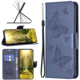 Mobigear Butterfly Nokia G11 Hoesje Bookcase Portemonnee - Donkerblauw