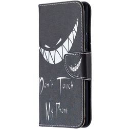 Mobigear Design Samsung Galaxy S20 FE Hoesje Bookcase Portemonnee - Do Not Touch