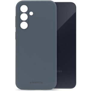 Mobilize Rubber Gelly Samsung Galaxy A35 Hoesje Flexibel TPU Backcover - Matt Blue