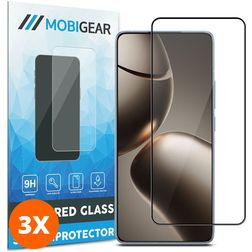 Mobigear Premium Xiaomi 14T Glazen Screenprotector - Case Friendly (3-Pack)