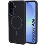 Mobiparts Slim Line Samsung Galaxy A36 MagSafe Hoesje Hardcase Backcover - Onyx Black
