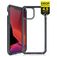 ITSkins SupremeClear iPhone 12 Pro Max Hoesje Hardcase Backcover Shockproof - Transparant / Zwart