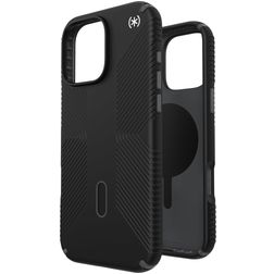 Speck Presidio2 Grip iPhone 16 Pro Max MagSafe Hoesje Hardcase Backcover Shockproof - Zwart