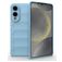 Mobigear Bumpy Samsung Galaxy S25 Edge Hoesje Flexibel TPU Backcover - Blauw