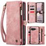 CaseMe 008 Google Pixel 9a Hoesje Uitneembare 2in1 Bookcase Portemonnee - Roze