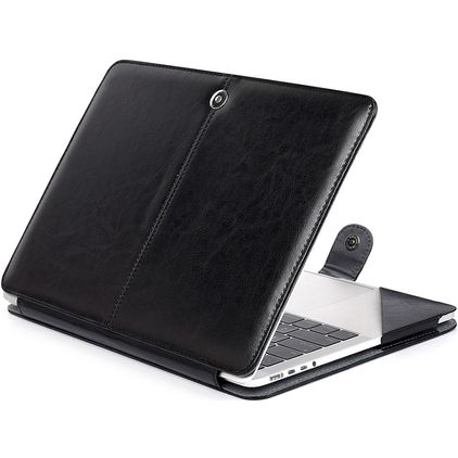 Mobigear Business MacBook Air 13 Inch (2018-2020) Hoes MacBook Case - Zwart - Model A1932 / A2179 / A2337