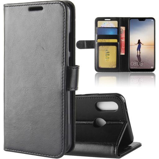 Mobigear Wallet Huawei P20 Lite (2018) Hoesje Bookcase Portemonnee - Zwart
