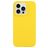 Mobigear Colors iPhone 14 Pro Max Hoesje Flexibel TPU Backcover - Geel
