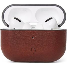 Decoded Aircase Pro Apple AirPods 3 Hoesje Echt Leer - Bruin
