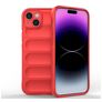 Mobigear Bumpy iPhone 15 Plus Hoesje Flexibel TPU Backcover - Rood