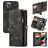 Caseme 008 iPhone 13 Pro Hoesje Uitneembare 2in1 Bookcase Portemonnee - Zwart
