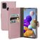 Mobiparts Saffiano Wallet Samsung Galaxy A21s Hoesje Bookcase Portemonnee - Roze