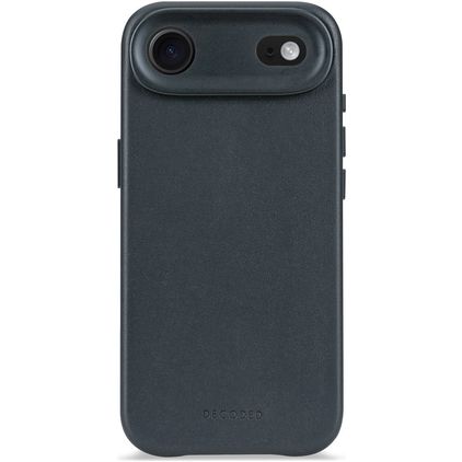 Decoded iPhone Air Hoesje Echt Leer Backcover Shockproof - Navy Shadow