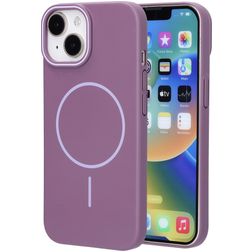 Mobiparts Slim Line iPhone 15 MagSafe Hoesje Hardcase Backcover - Imperial Purple