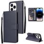 Mobigear Wallet iPhone 14 Pro Max Hoesje Bookcase Portemonnee - Marineblauw