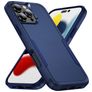 Mobigear Heavy Armor iPhone 16 Pro Max Hoesje Hardcase Backcover Shockproof - Blauw