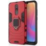 Mobigear Armor Ring Xiaomi Redmi 8A Hoesje Hardcase Backcover Shockproof met Ringhouder - Rood
