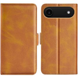 Mobigear Slim Magnet iPhone Air Hoesje Bookcase Portemonnee - Cognac