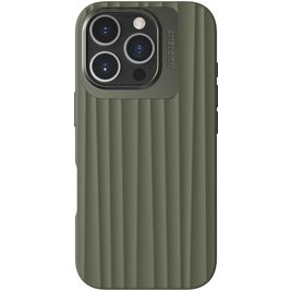 Nudient Bold iPhone 16 Pro MagSafe Hoesje Hardcase Backcover - Olive Green