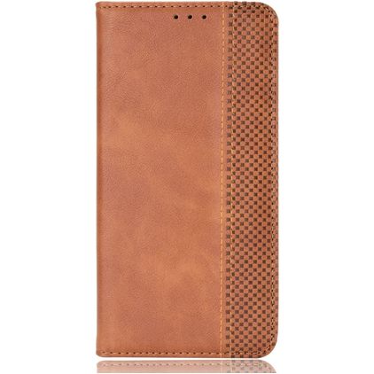 Mobigear Sensation Vivo Y76 Hoesje Bookcase Portemonnee - Bruin