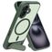 Mobiparts Hardcover iPhone 16 MagSafe Hoesje Hardcase Backcover met Standaard - Satin Green
