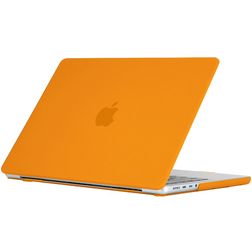 Mobigear Matte MacBook Pro 16 Inch (2021-2024) Hoes Hardshell Laptopcover MacBook Case - Oranje - Model A2485 / A2780 / A2991