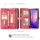 Caseme 008 Samsung Galaxy S10 Plus Hoesje Uitneembare 2in1 Bookcase Portemonnee - Rood