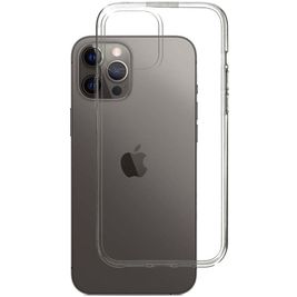 Mobiparts Classic Doorzichtig iPhone 12 Pro Max Hoesje Flexibel TPU Backcover - Transparant