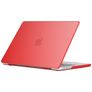Mobigear Glossy MacBook Pro 14 Inch (2021-2026) Hoes Hardshell Laptopcover MacBook Case - Rood - Model A2442 / A2779 / A2918 / A2992 / A3401 / A3112 / A3434 / A3427 / A3426