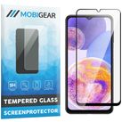 Mobigear Premium Samsung Galaxy A23 Glazen Screenprotector - Case Friendly - Zwart Mobigear Premium Samsung Galaxy A23 Glazen Screenprotector - Case Friendly - Zwart