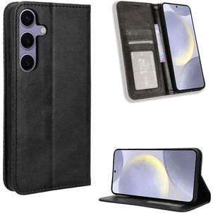 Mobigear Sensation Samsung Galaxy S25 FE Hoesje Bookcase Portemonnee - Zwart