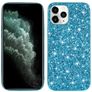 Mobigear Glitter iPhone 12 Pro Max Hoesje Hardcase Backcover - Blauw