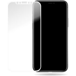 Mobilize iPhone X Glazen Screenprotector - Case Friendly - Wit