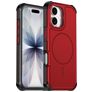 Mobigear Airbag Shockproof iPhone 17 MagSafe Hoesje Hardcase Backcover Shockproof - Rood