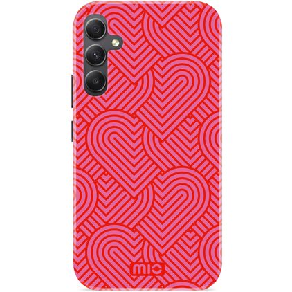 MIO Samsung Galaxy A34 MagSafe Hoesje Hardcase Backcover - Wild Hearts
