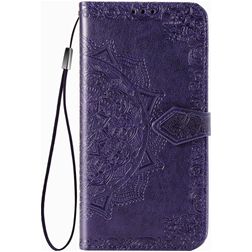 Mobigear Mandala OPPO Reno2 Z Hoesje Bookcase Portemonnee - Paars