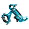 Mobigear Alloy Fixing Telefoonhouder Fiets / Motor Fietsstuur Bevestiging Klem Universeel OnePlus Nord CE5 - Blauw