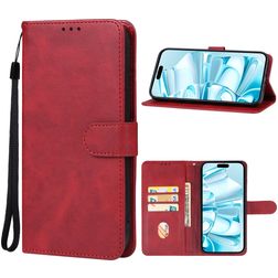Mobigear Wallet iPhone 16 Hoesje Bookcase Portemonnee - Rood