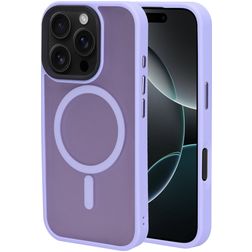 Mobiparts Hardcover iPhone 16 Pro MagSafe Hoesje Hardcase Backcover - Satin Lila