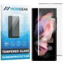 Mobigear Curved Samsung Galaxy S23 Ultra Glazen Screenprotector - Case Friendly - Zwart