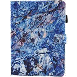 Mobigear Marble iPad 6 (2018) Hoes Bookcase - Blauw