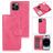 Mobigear Wallet iPhone 15 Pro Hoesje Uitneembare 2in1 Bookcase Portemonnee - Roze