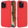 Mobigear Rubber Touch iPhone 16 Pro Max Siliconen Hoesje Backcover - Rood