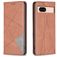 Mobigear Rhombus Slim Google Pixel 8a Hoesje Bookcase - Bruin