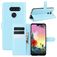 Mobigear Classic LG K50s Hoesje Bookcase Portemonnee - Blauw